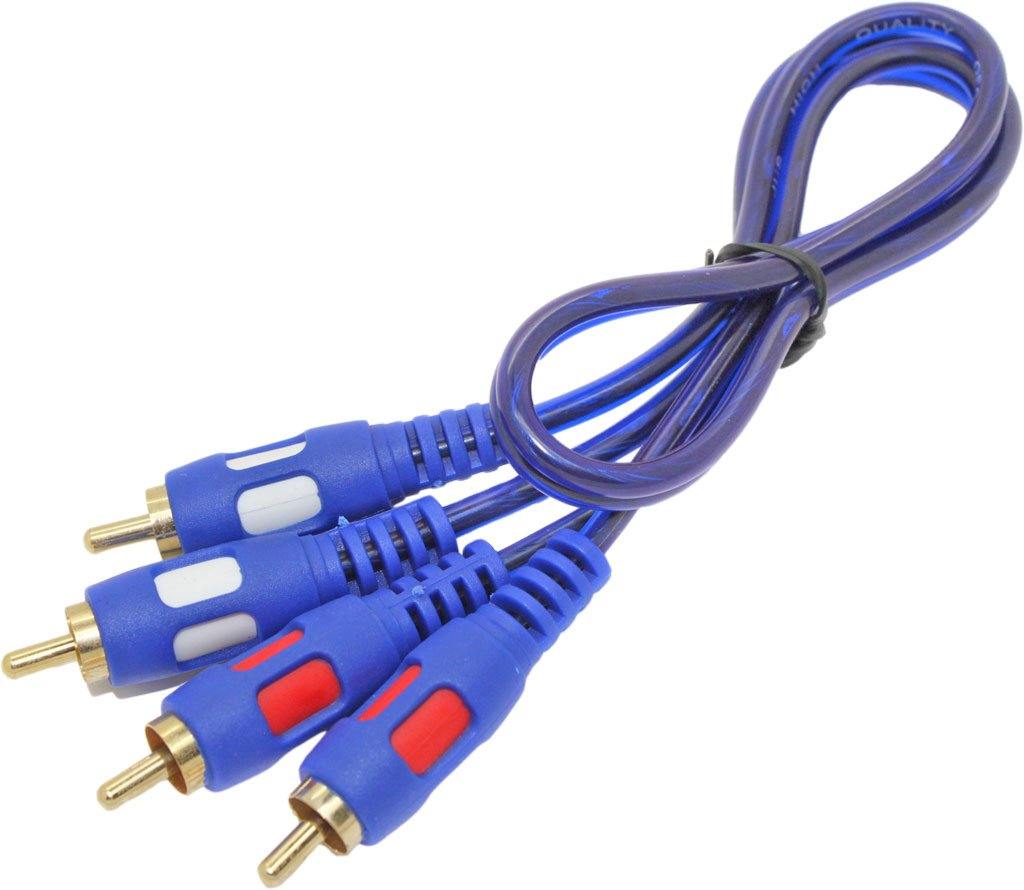 2RCA Male to 2RCA Male Cable (0.5m) (Gold) - CABLESmart