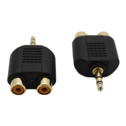 3.5mm Stereo Male to 2RCA Female Adaptor - CABLESmart